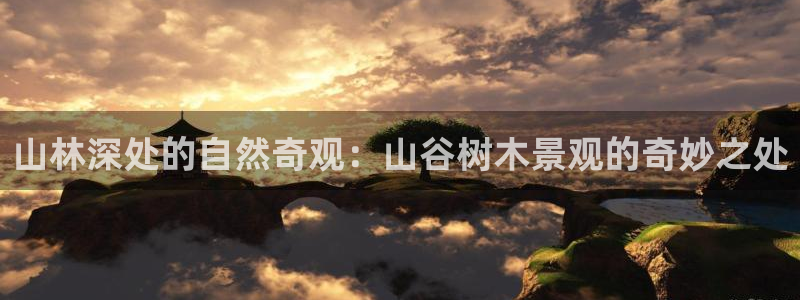新宝gg 注册：山林深处的自然奇观：山谷树木景观的奇妙之处